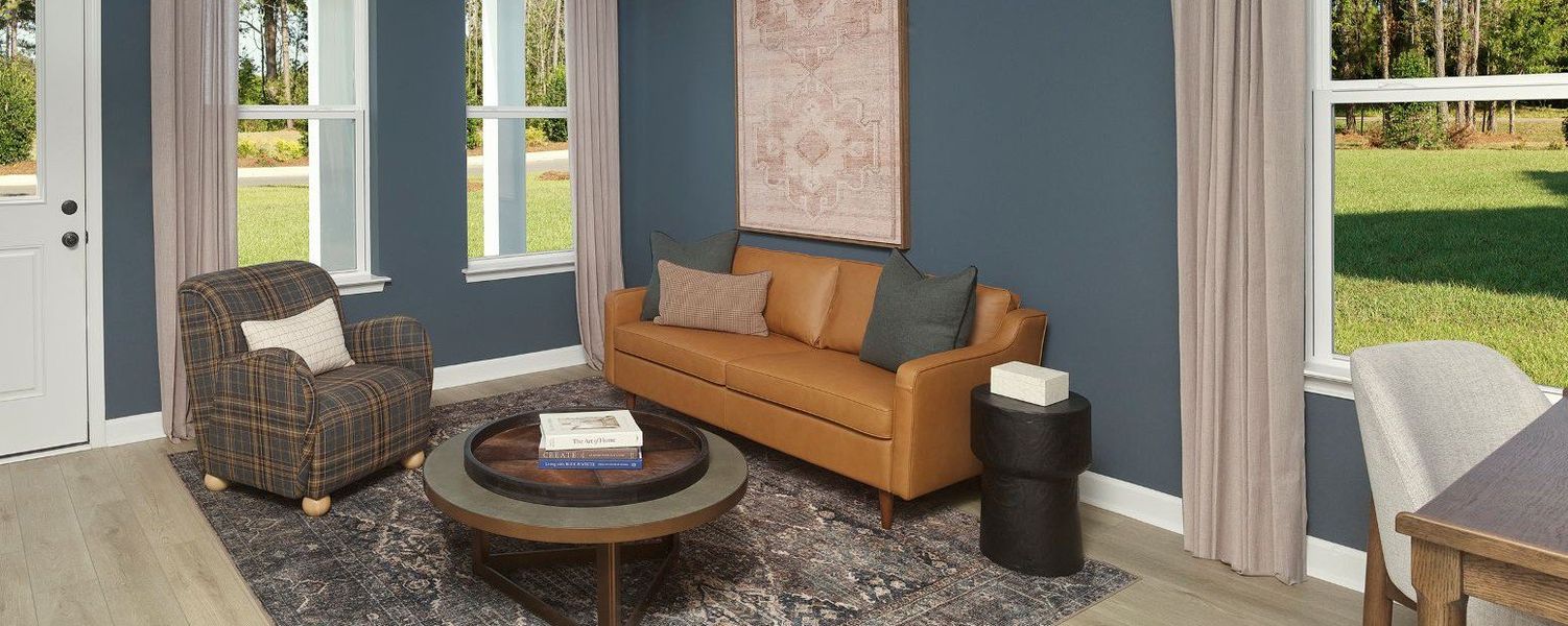 Representative furnished interior of a home built from the Palermo by Ashton Woods in Landing at River Oaks, Myrtle Beach (Image 9).