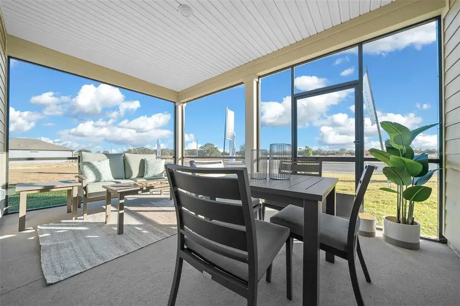 Exterior details and patio area of a home in Pioneer Ranch, Ocala (Image 4).