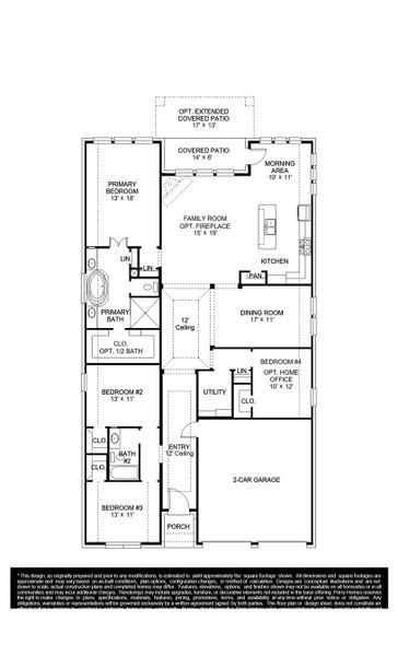 2D floor plan layout of this home in Juniper Springs, Lockhart, TX (Image 3).
