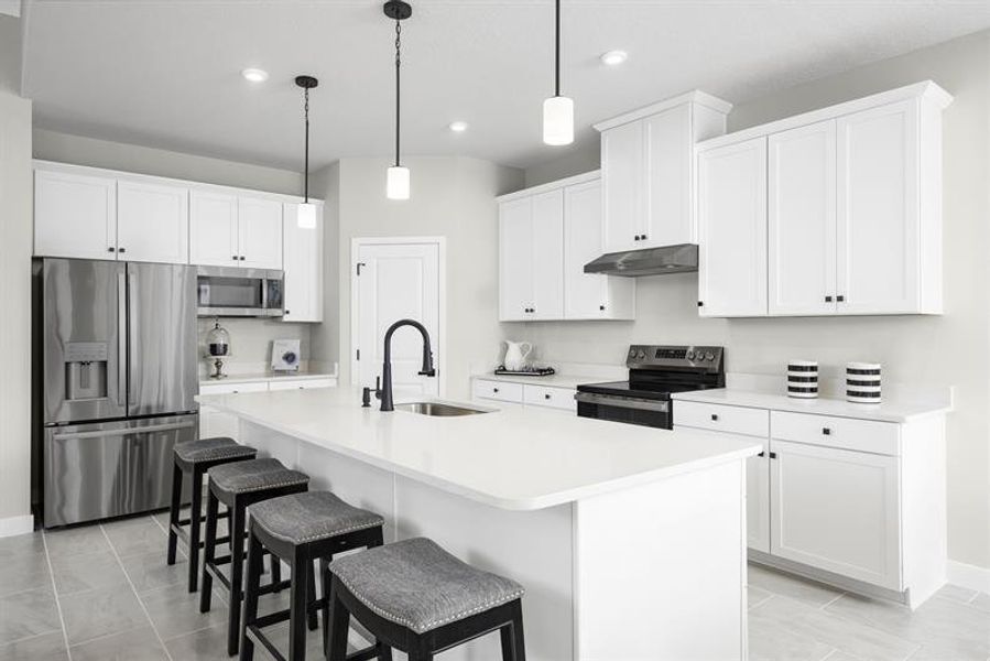 Furnished interior view inside a new home in Silver Oaks, Port St. Lucie (Image 2).