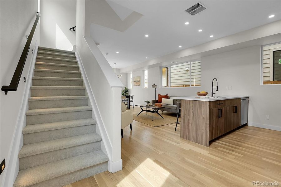 Furnished interior view inside a new home in , Denver (Image 27).