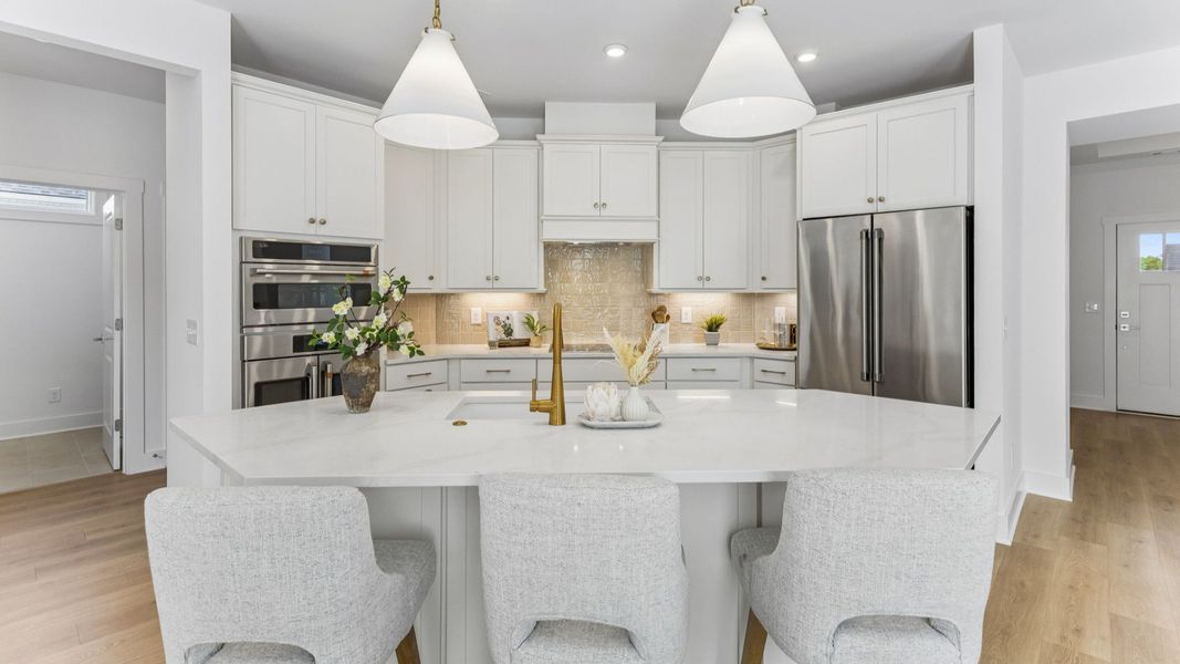 Furnished interior view inside a new home in The Courtyards at Stewarts Creek, Smyrna (Image 12).