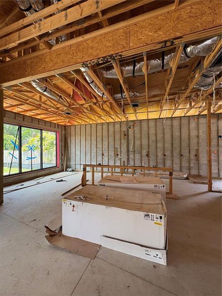 In-progress construction of a new home in College Park, Orlando, FL (Image 13).