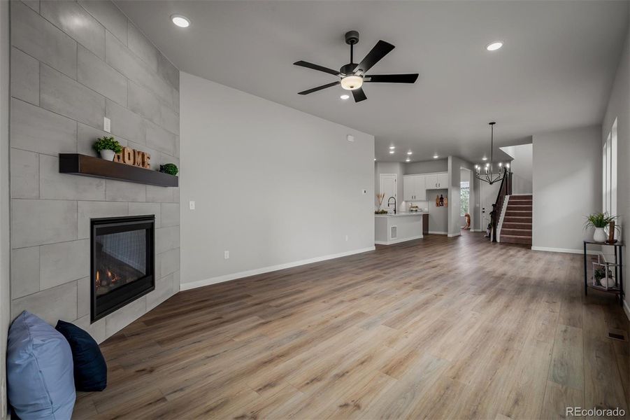 Spacious, unfurnished interior of a new home in Revel Crossing at Wolf Ranch – The Outlook Collection, Colorado Springs (Image 23).