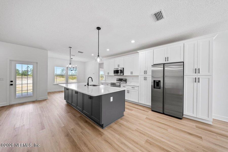 Furnished interior view inside a new home in , Sanderson (Image 18).