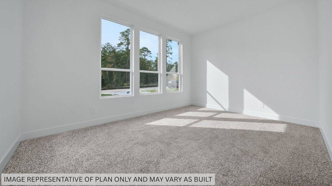 Representative unfurnished interior of a home built from the H60F by D.R. Horton in Butlers Bend Estates, Pinehurst (Image 36).