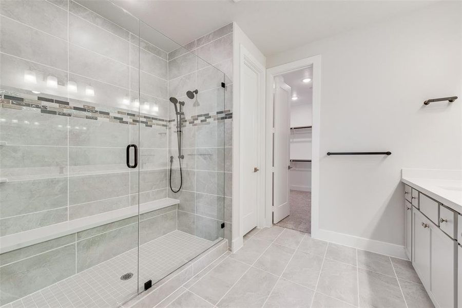 Furnished interior view inside a new home in Collin Creek, Plano (Image 6).