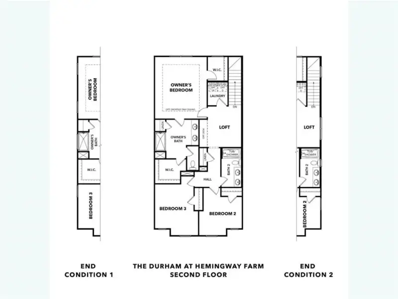 2D floor plan layout of this home in Hemingway, Cumming, GA (Image 3).
