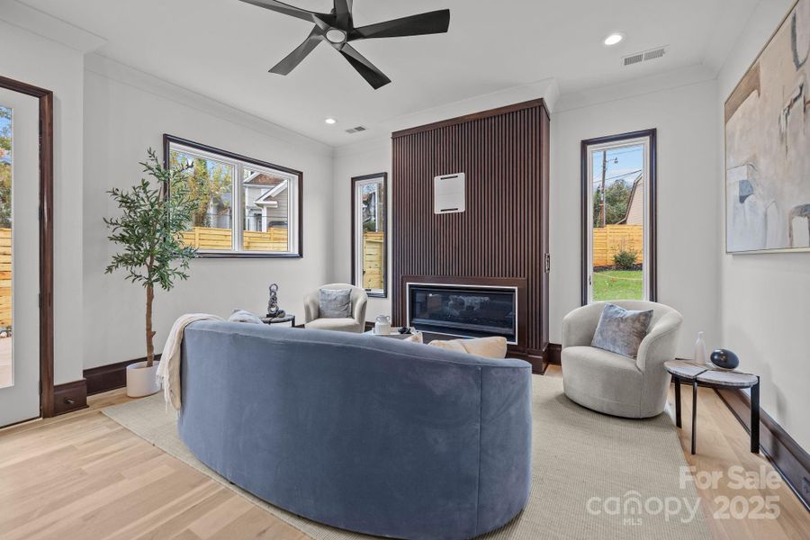 Furnished interior view inside a new home in , Charlotte (Image 15). Furnished interior view inside a new home in , Charlotte (Image 15).