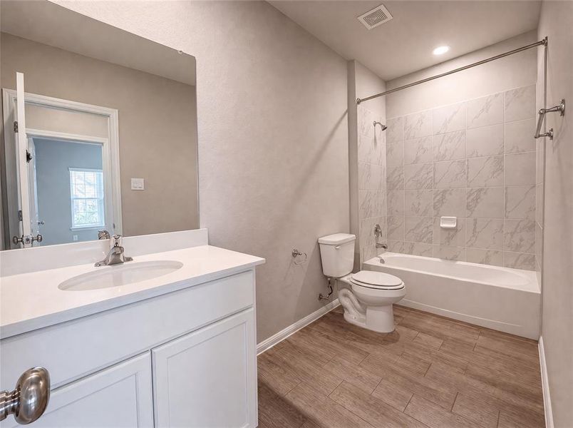 Furnished interior view inside a new home in Sagebrook, Denton (Image 13). Furnished interior view inside a new home in Sagebrook, Denton (Image 13).