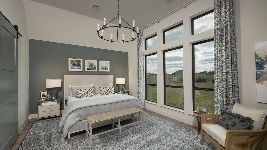 Furnished interior view inside a new home in Santa Rita Ranch - Eldorado, Liberty Hill (Image 52).