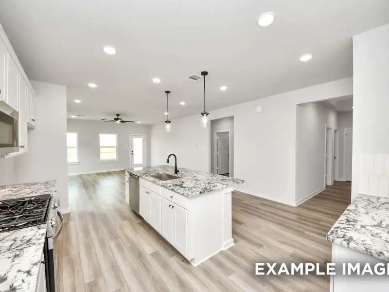 Furnished interior view inside a new home in Sundance Cove, Crosby (Image 4).