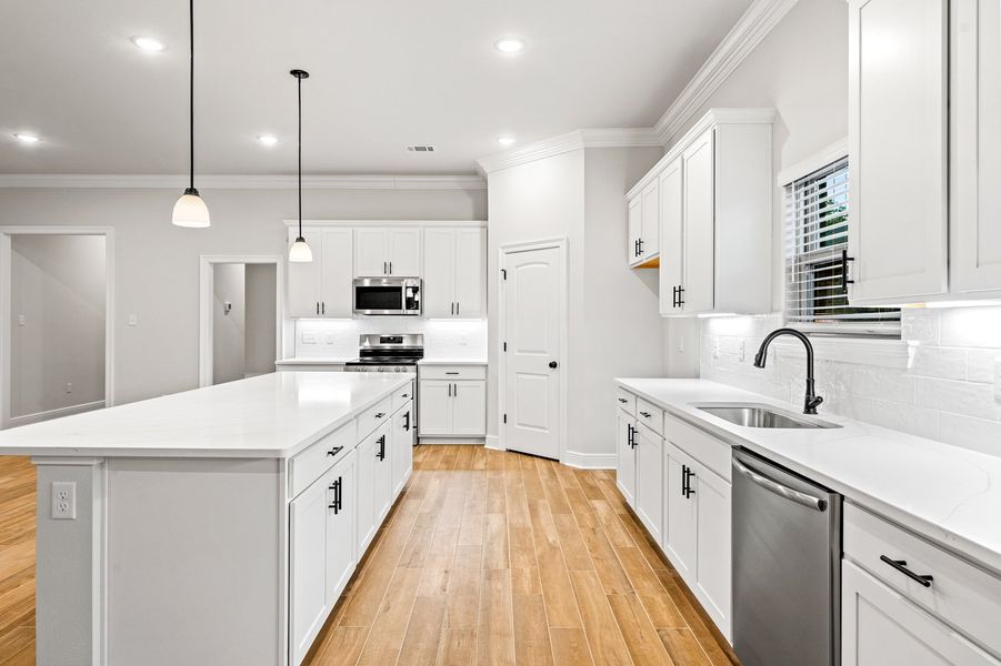 Furnished interior view inside a new home in Bird Song at Hammock Bay, Freeport (Image 6).