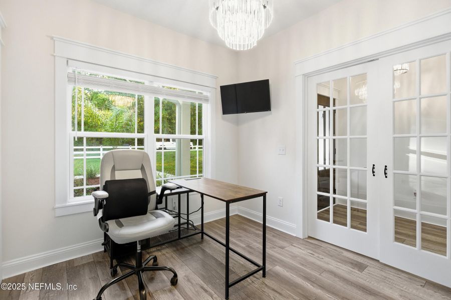 Furnished interior view inside a new home in , Florahome (Image 6).