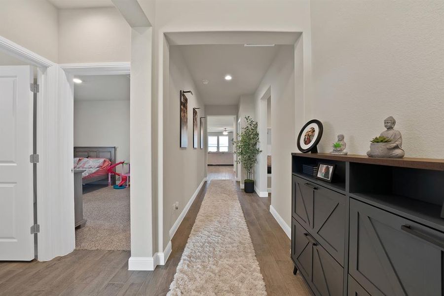 Furnished interior view inside a new home in Pecan Square, Northlake (Image 33).
