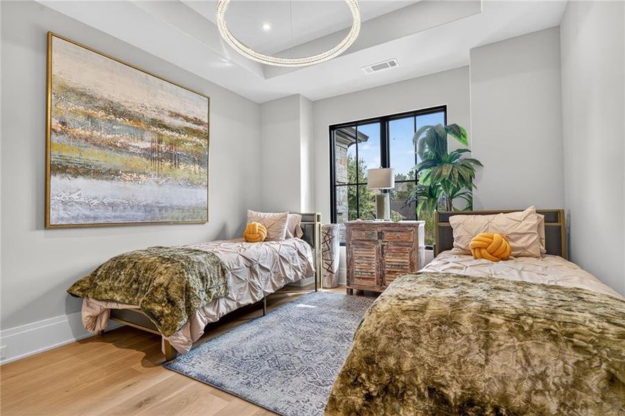 Furnished interior view inside a new home in , Atlanta (Image 56).