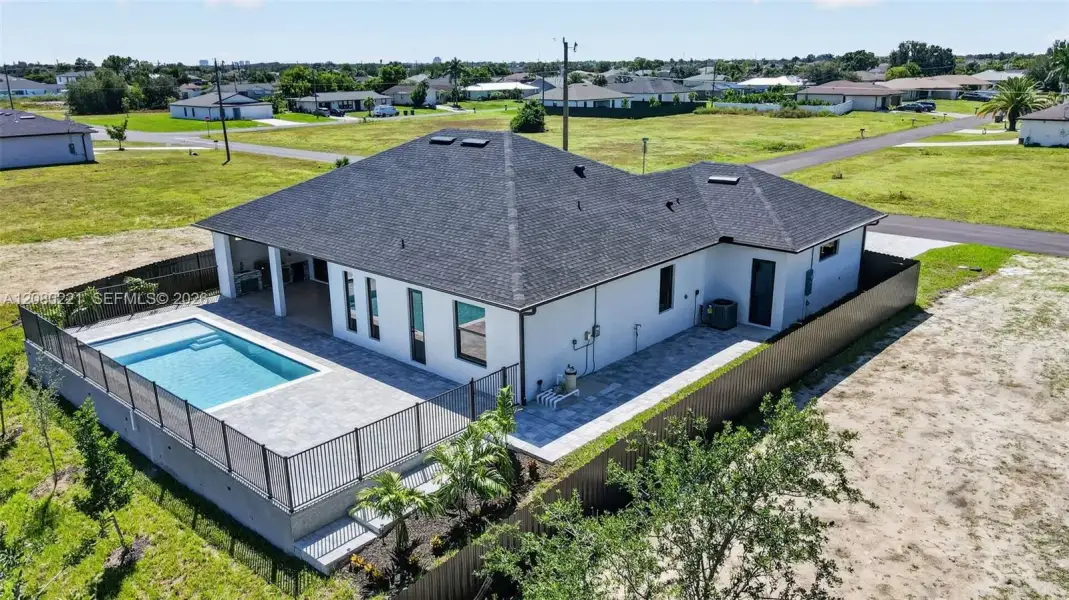 Exterior details and patio area of a home in , Cape Coral (Image 47). Exterior details and patio area of a home in , Cape Coral (Image 47).