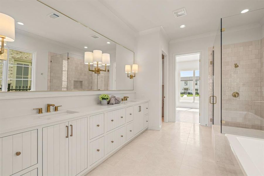 Furnished interior view inside a new home in , Fort Worth (Image 17).