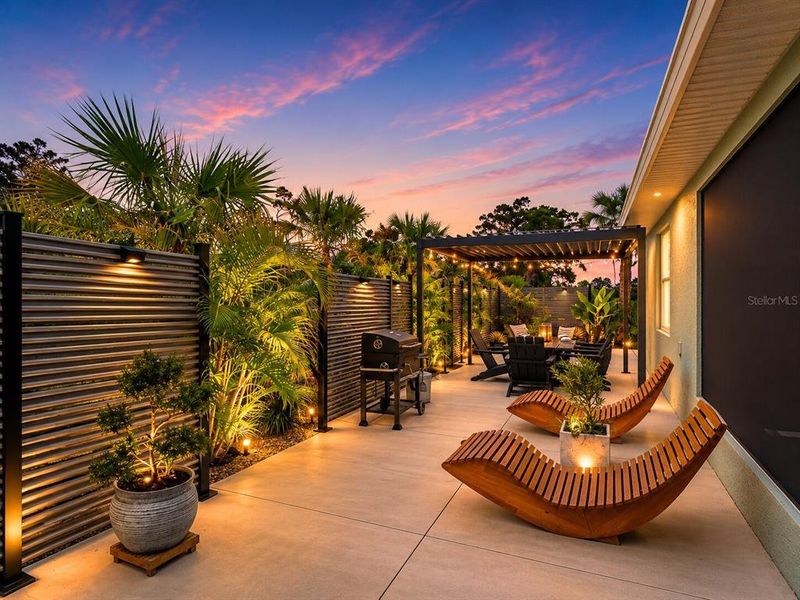Exterior details and patio area of a home in , Placida (Image 43).