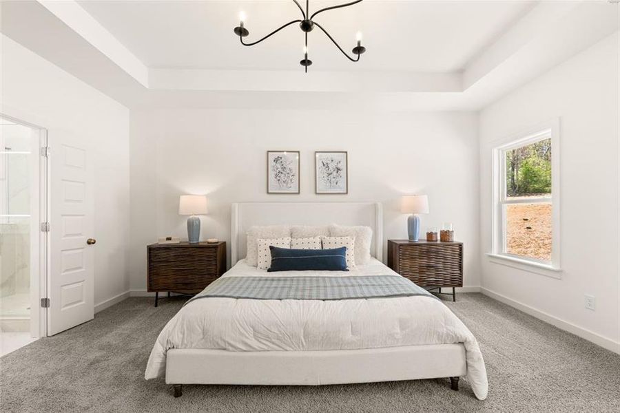 Furnished interior view inside a new home in , Gainesville (Image 56).