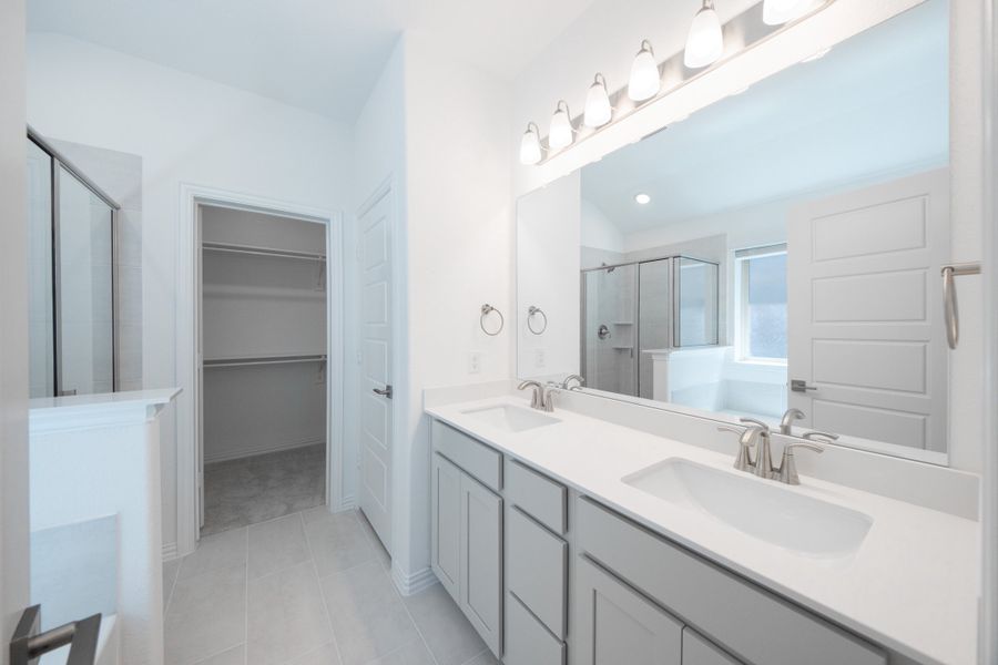Furnished interior view inside a new home in Whitewing Trails, Princeton (Image 7).
