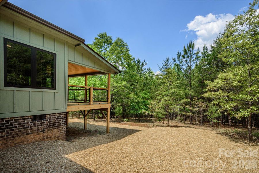 Exterior details and patio area of a home in , Rutherfordton (Image 27).