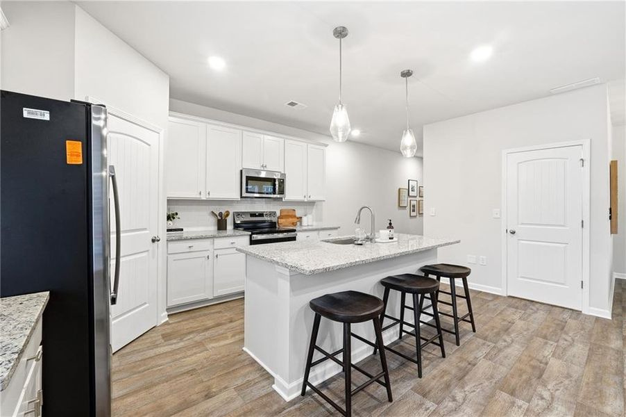 Furnished interior view inside a new home in Concord Oaks, Powder Springs (Image 11).