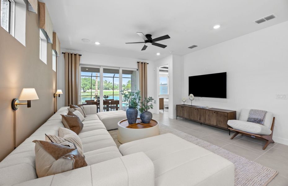 Representative furnished interior of a home built from the Ascent by DiVosta in Harbor Isle, Vero Beach (Image 7). Representative furnished interior of a home built from the Ascent by DiVosta in Harbor Isle, Vero Beach (Image 7).
