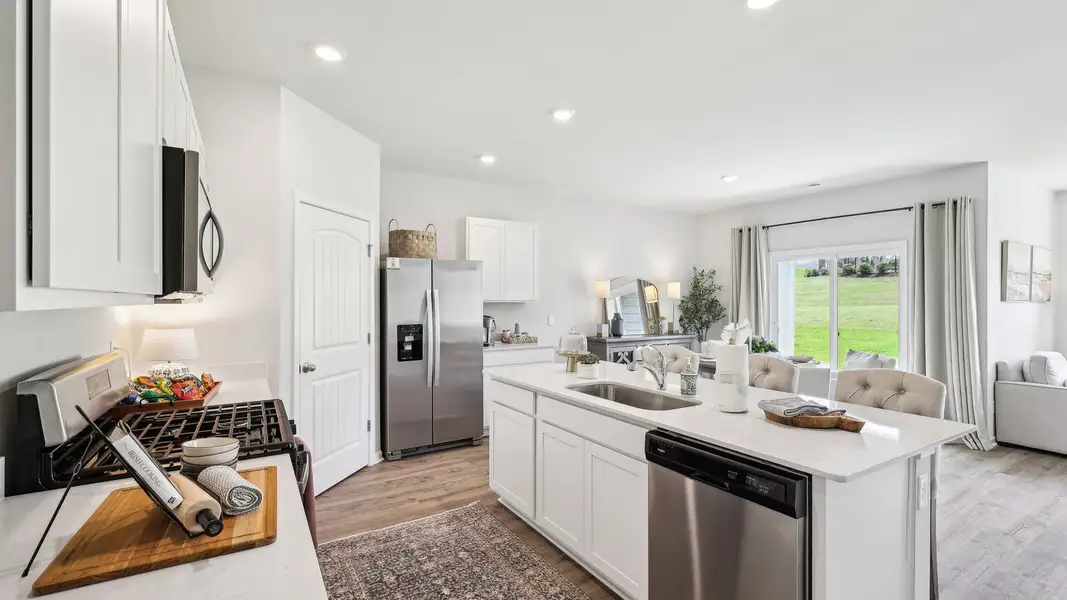 Furnished interior view inside a new home in Woodbridge Glen Single Family, Lebanon (Image 14).
