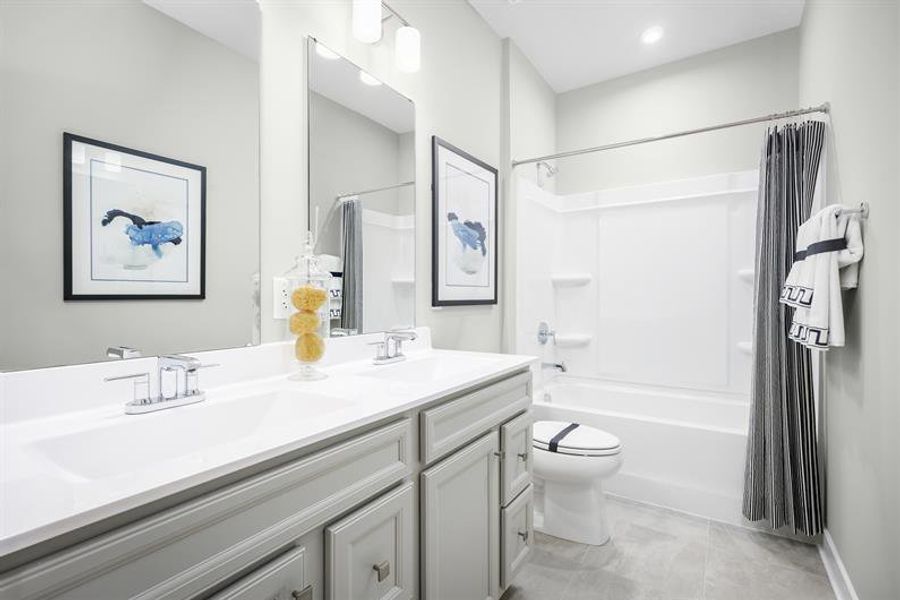 Furnished interior view inside a new home in Moore Farm Townhomes, Indian Trail (Image 12).