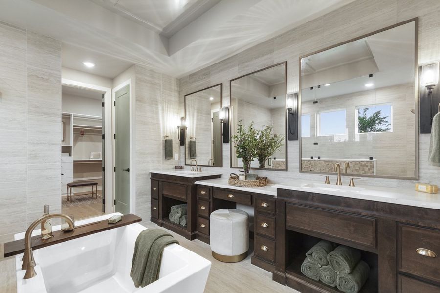 Representative Primary Bathroom - some options shown