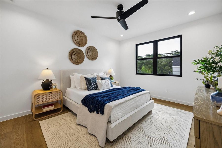 Furnished interior view inside a new home in , Houston (Image 35).