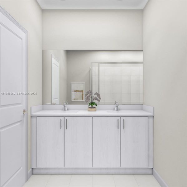 Furnished interior view inside a new home in Altamira, Homestead (Image 4).