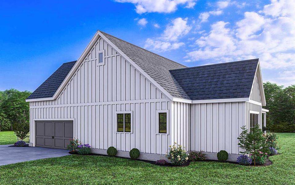 Front exterior of a new home in , Weatherford, TX, highlighting curb appeal (Image 21).