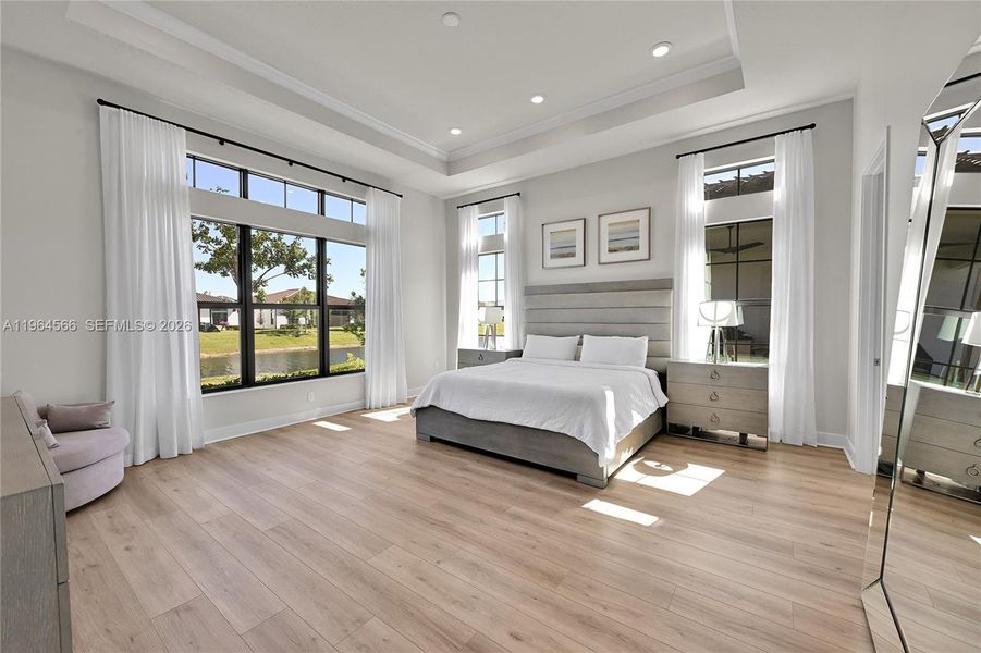 Furnished interior view inside a new home in , Parkland (Image 13).
