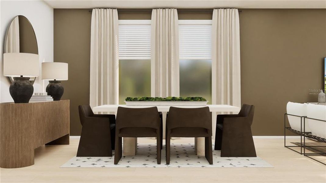 Furnished interior view inside a new home in Waterlin, St. Cloud (Image 2). Furnished interior view inside a new home in Waterlin, St. Cloud (Image 2).