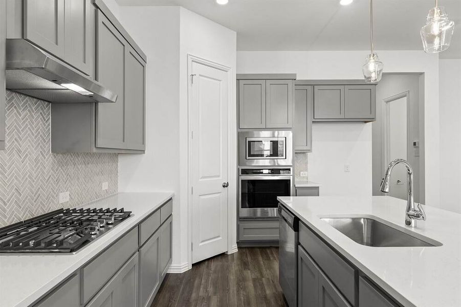 Kitchen Brown Townhome