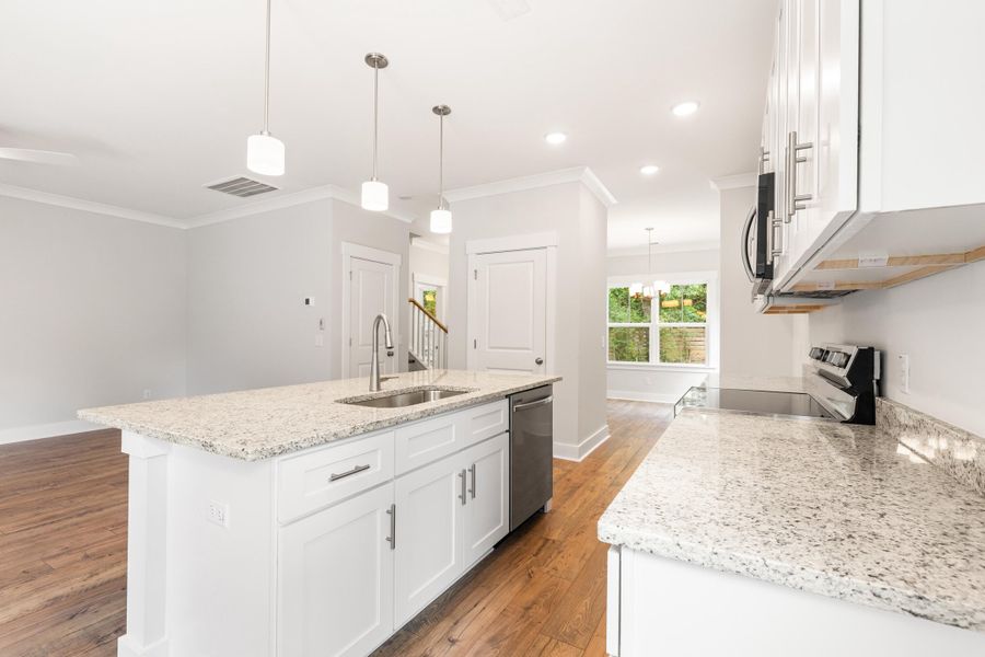 Furnished interior view inside a new home in , Charleston (Image 9).