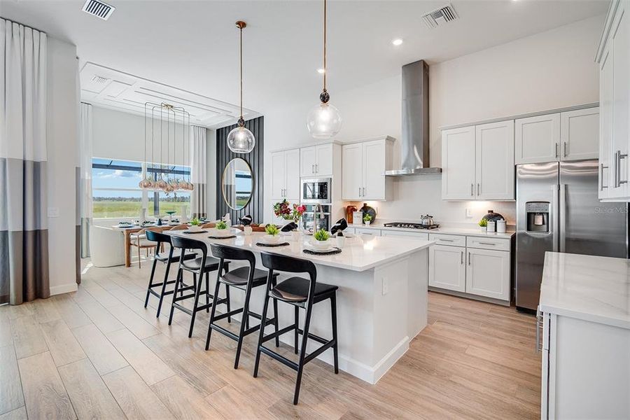 Furnished interior view inside a new home in Calusa Country Club, Lakewood Ranch (Image 10).