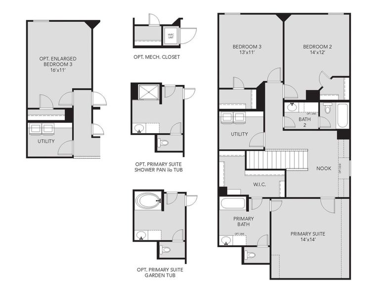 2D floor plan layout of this home in River's Edge, Conroe, TX (Image 2). 2D floor plan layout of this home in River's Edge, Conroe, TX (Image 2).