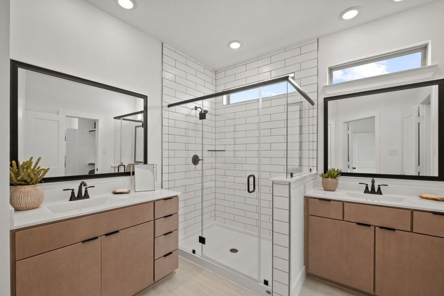 Furnished interior view inside a new home in Elyson, Katy (Image 14). Furnished interior view inside a new home in Elyson, Katy (Image 14).