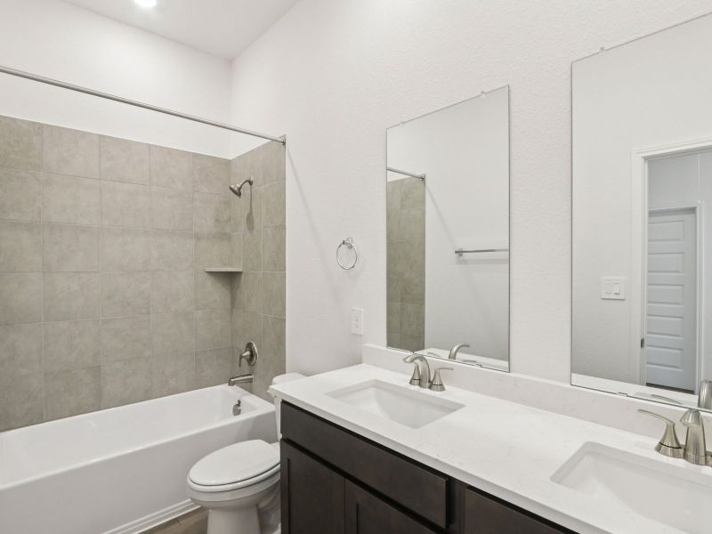 Furnished interior view inside a new home in Prairie Winds - Executive Collection, Hutto (Image 6).