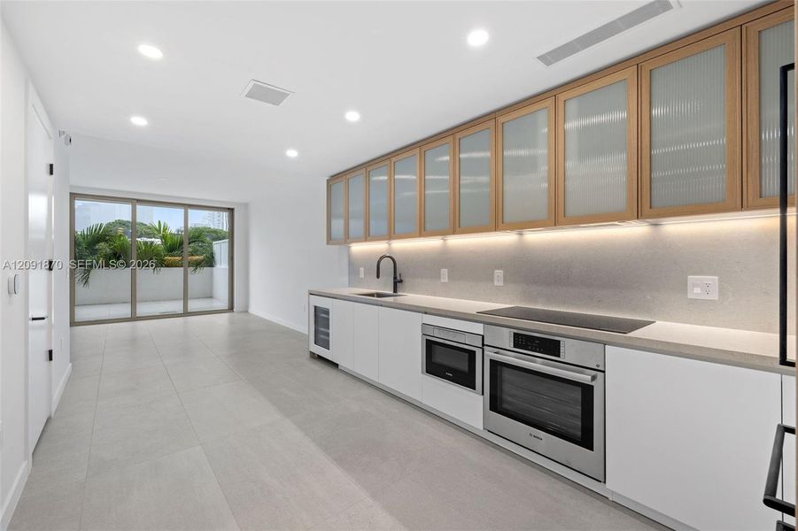 Furnished interior view inside a new home in , Miami (Image 8).