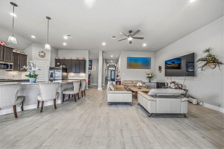 Furnished interior view inside a new home in Morton Creek Ranch, Katy (Image 18).