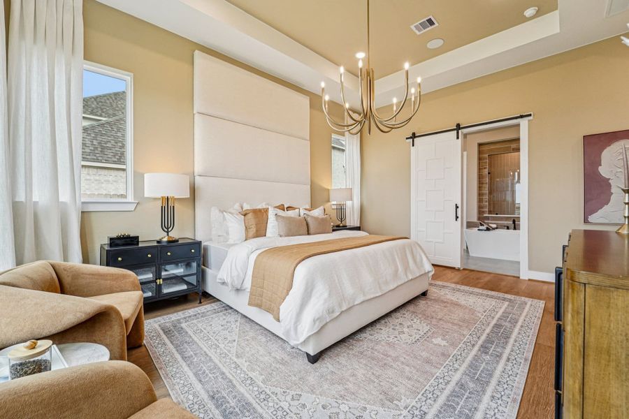 Furnished interior view inside a new home in Briarley, Montgomery (Image 46).