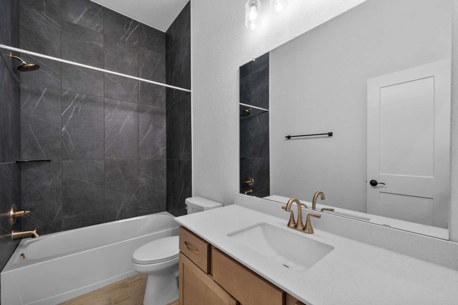 Furnished interior view inside a new home in The Woodlands Hills, Willis (Image 10). Furnished interior view inside a new home in The Woodlands Hills, Willis (Image 10).