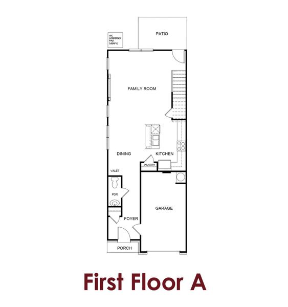 2D floor plan layout for the Charlotte by Chafin Communities in The Grove at Mundy Mill, Gainesville, GA (Image 3). 2D floor plan layout for the Charlotte by Chafin Communities in The Grove at Mundy Mill, Gainesville, GA (Image 3).