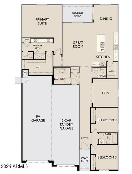 Tobiano- Lot 503- Ruby RV Floor Plan