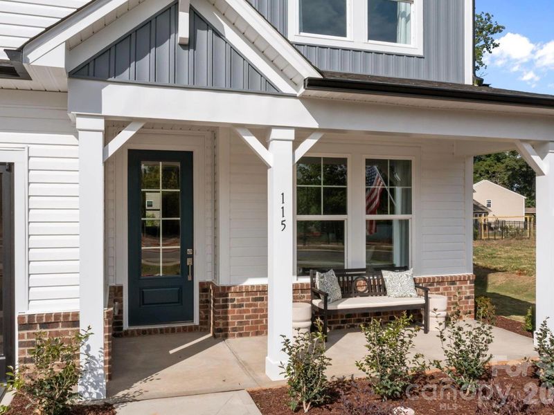Exterior details and patio area of a home in Windgate, Mooresville (Image 3). Exterior details and patio area of a home in Windgate, Mooresville (Image 3).