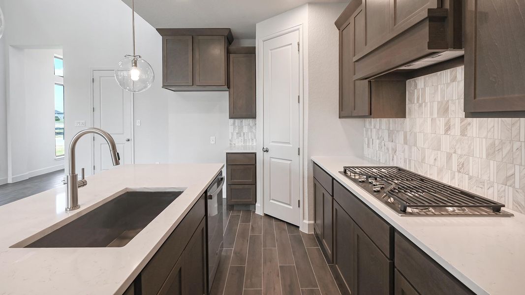 Furnished interior view inside a new home in The Parklands, Schertz (Image 9).